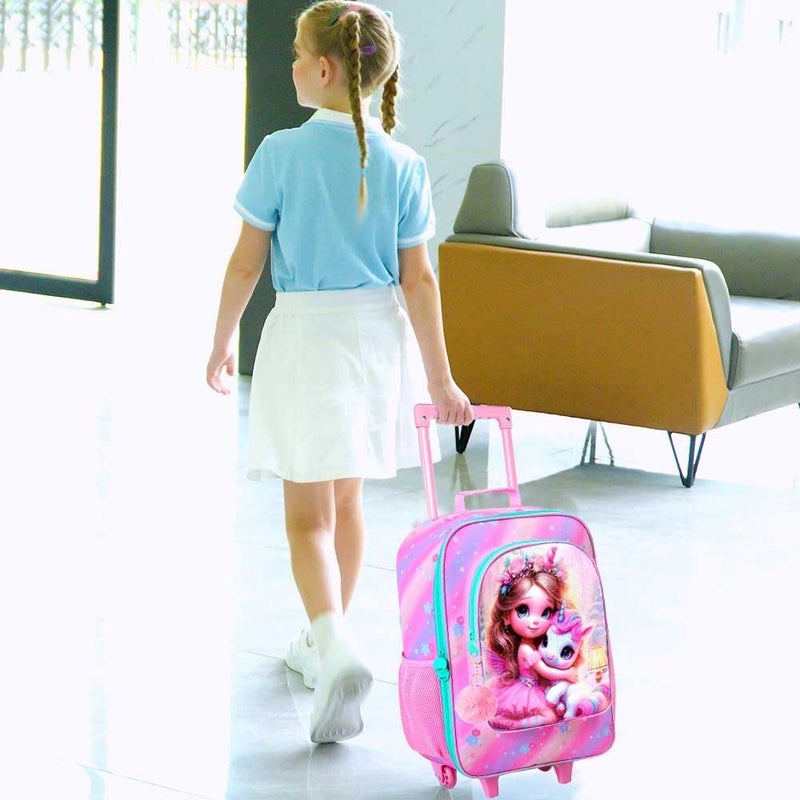 GXTVO Kids Suitcase with Wheels for Girls and Boys, Rolling Carry on Luggage for Toddler Children - Image 2